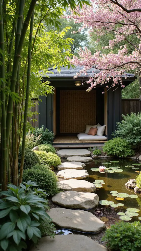 tranquil zen backyard sanctuary