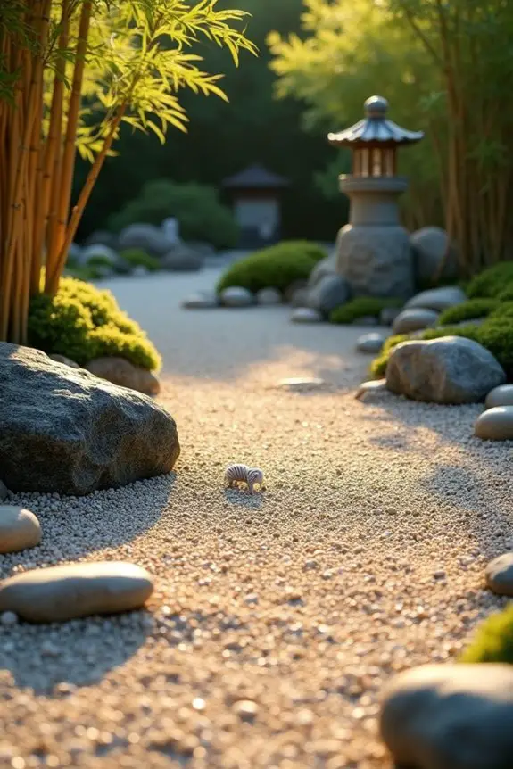 tranquil zen garden design