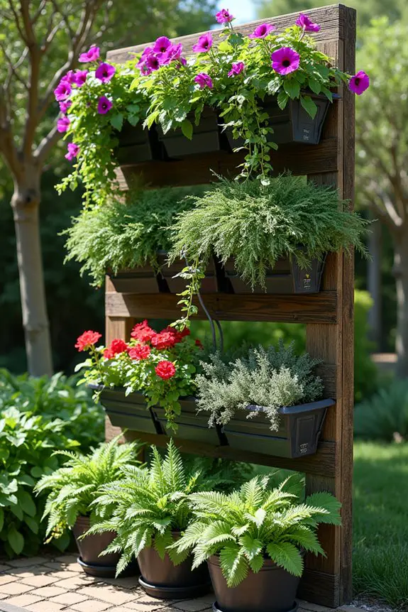 vertical garden stacking techniques