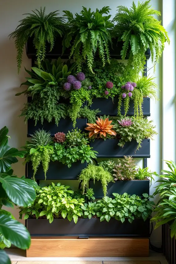 vertical garden wall design