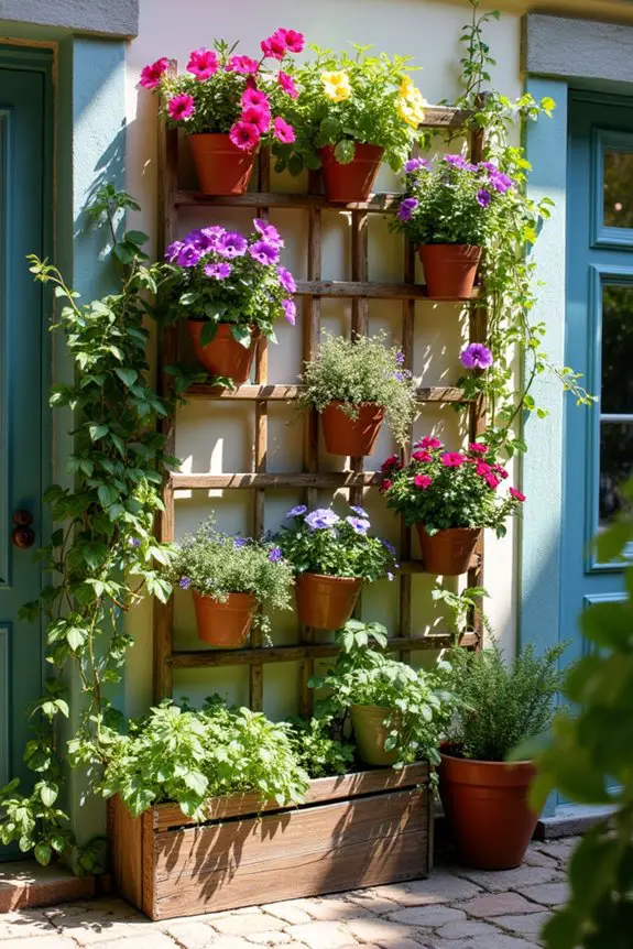 vertical gardening for elegance