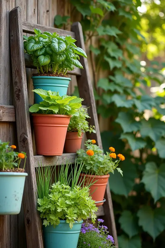 vertical veggie garden creativity