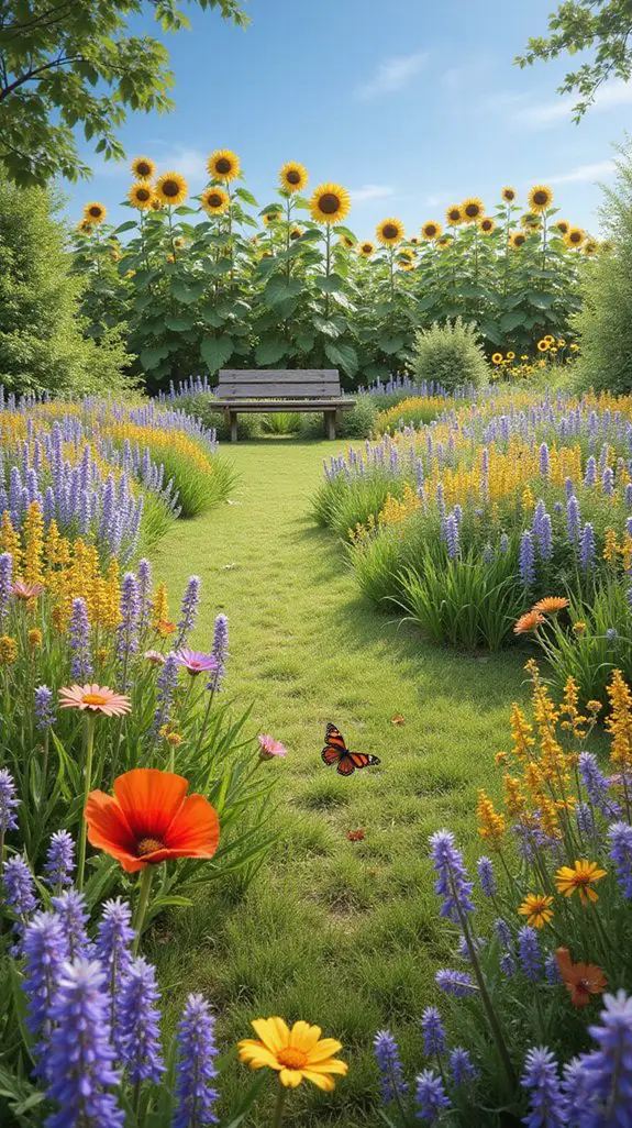 vibrant eco friendly garden oasis