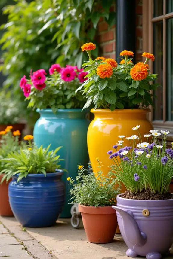 vibrant plant arrangement ideas