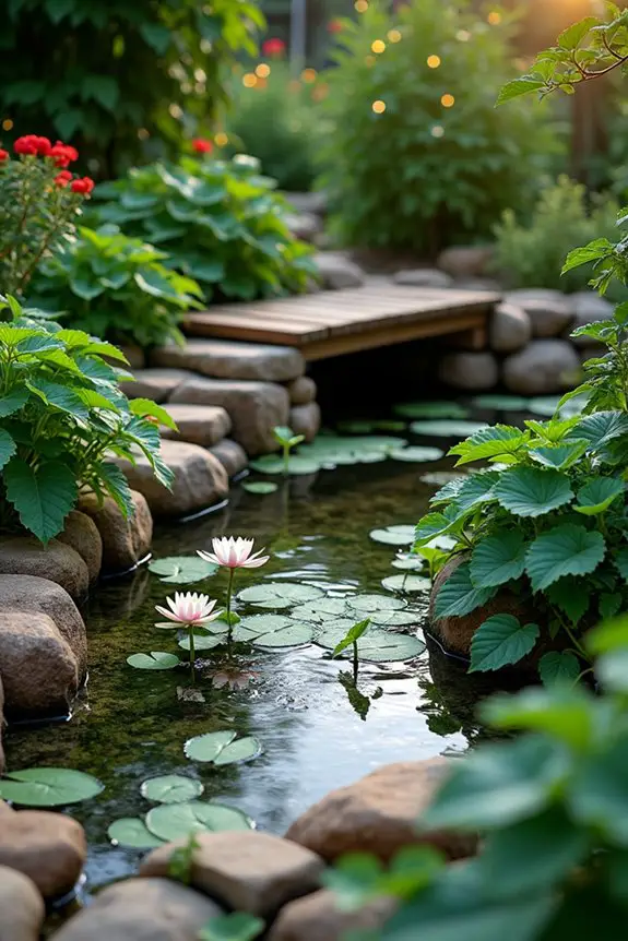 water feature garden oasis