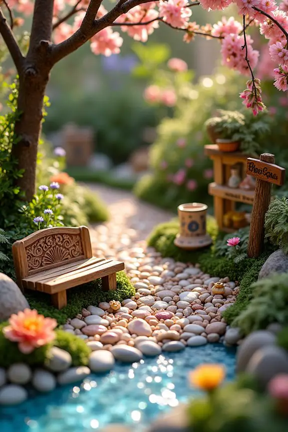 whimsical fairy garden layout