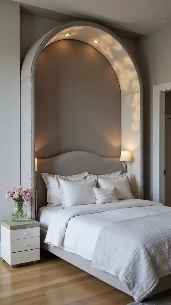 comfortable stylish bedroom enhancement