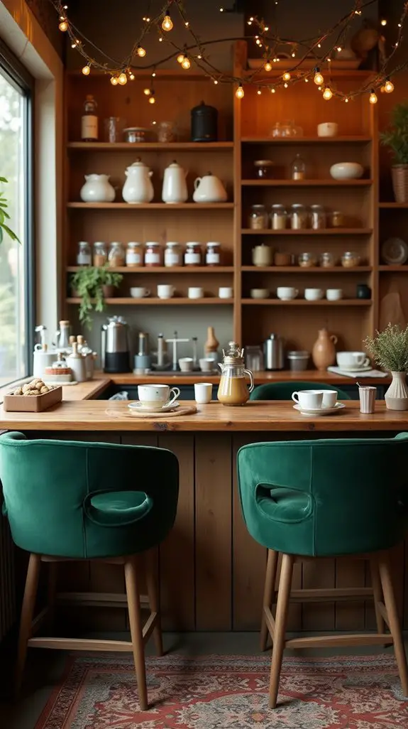 cozy comfortable coffee barstools