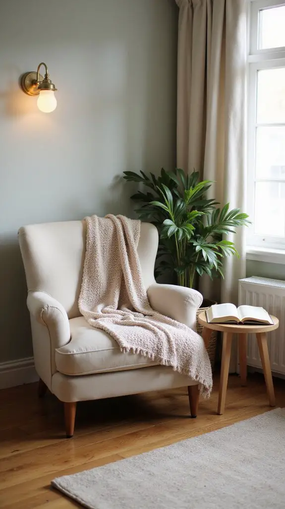 cozy corner for reading