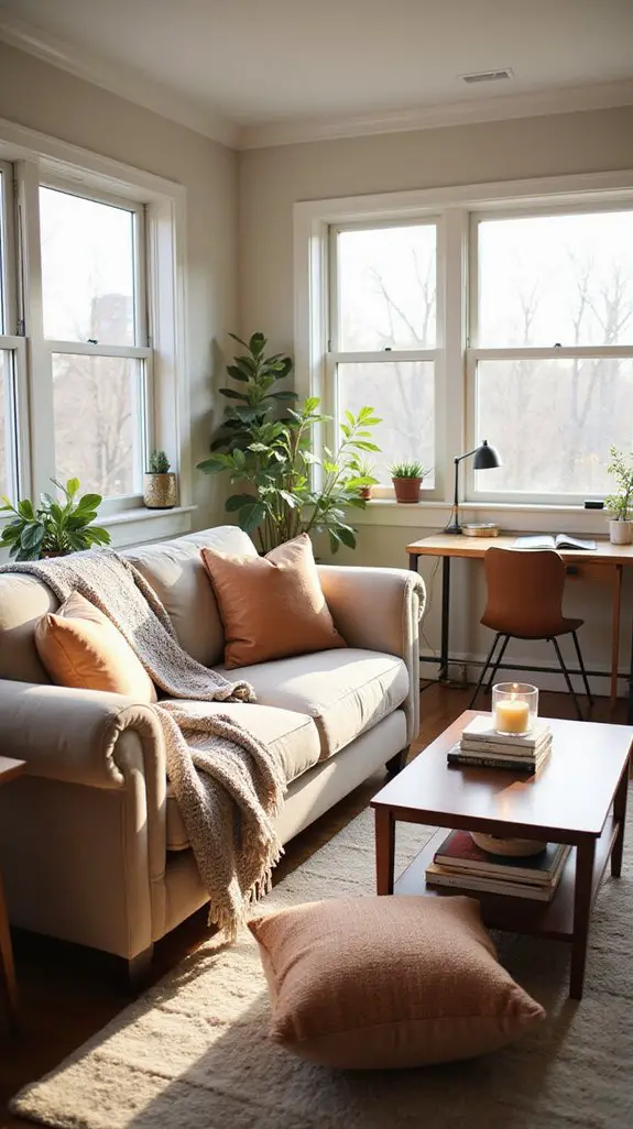 cozy multi functional living space