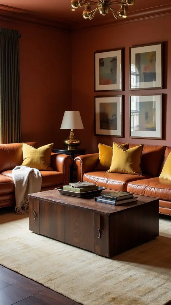 cozy warm color palettes