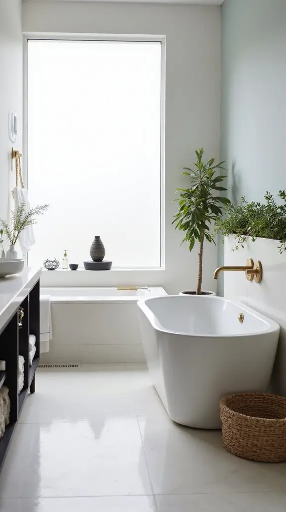 elegant minimalism for bathrooms
