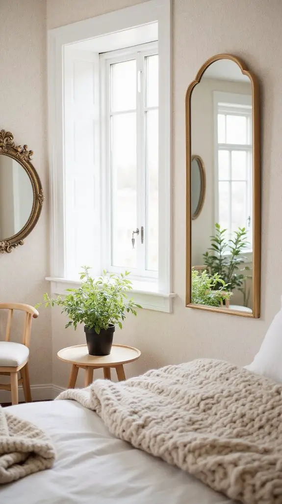 enhance space with mirrors