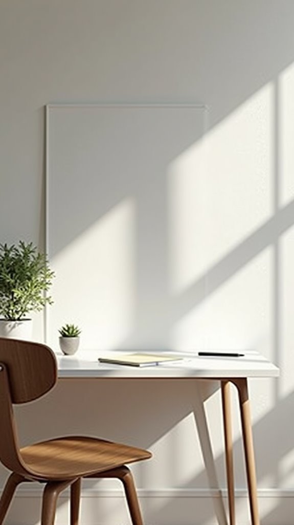 focused minimalist workspace essentials