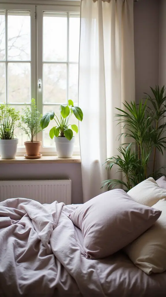 incorporate plants for tranquility