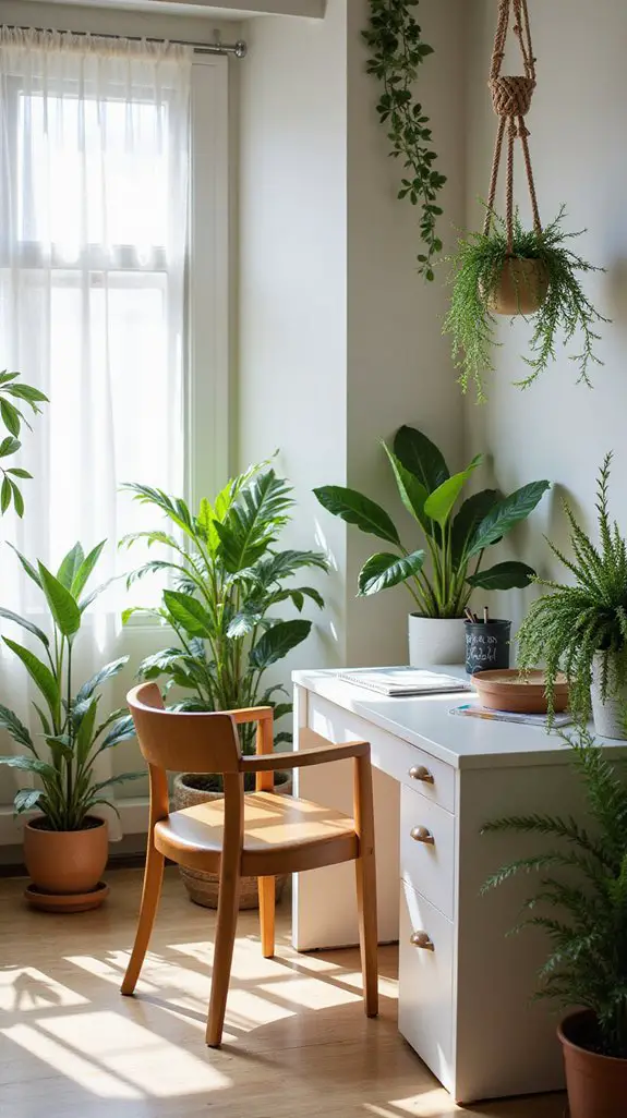 indoor plants enhance productivity
