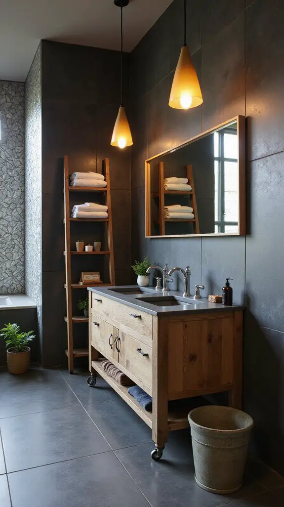 industrial bathroom design style