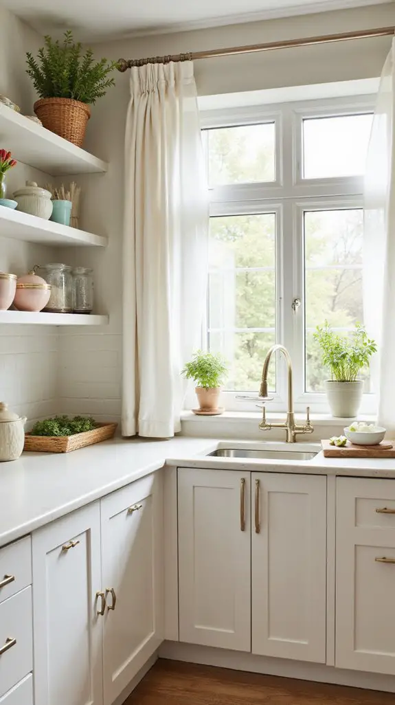 light colors for spaciousness