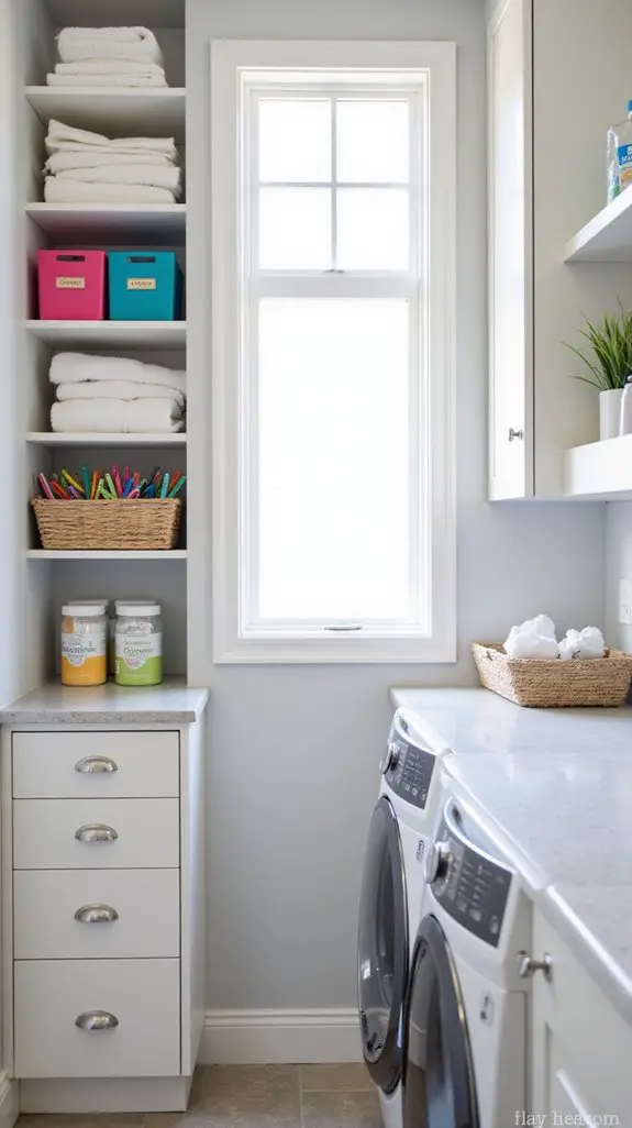 maximize laundry room functionality