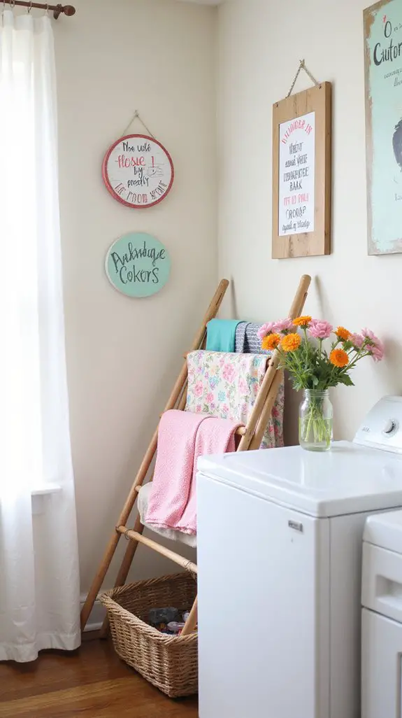 personalized laundry room decor