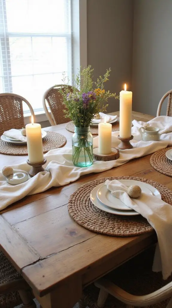 rustic farmhouse dining elegance
