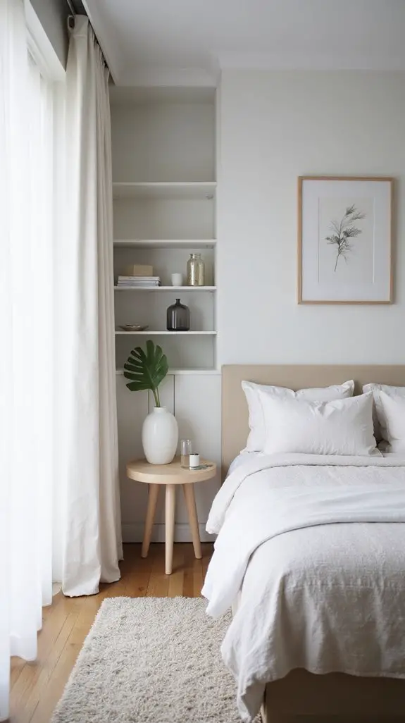 serene minimalist bedroom decor