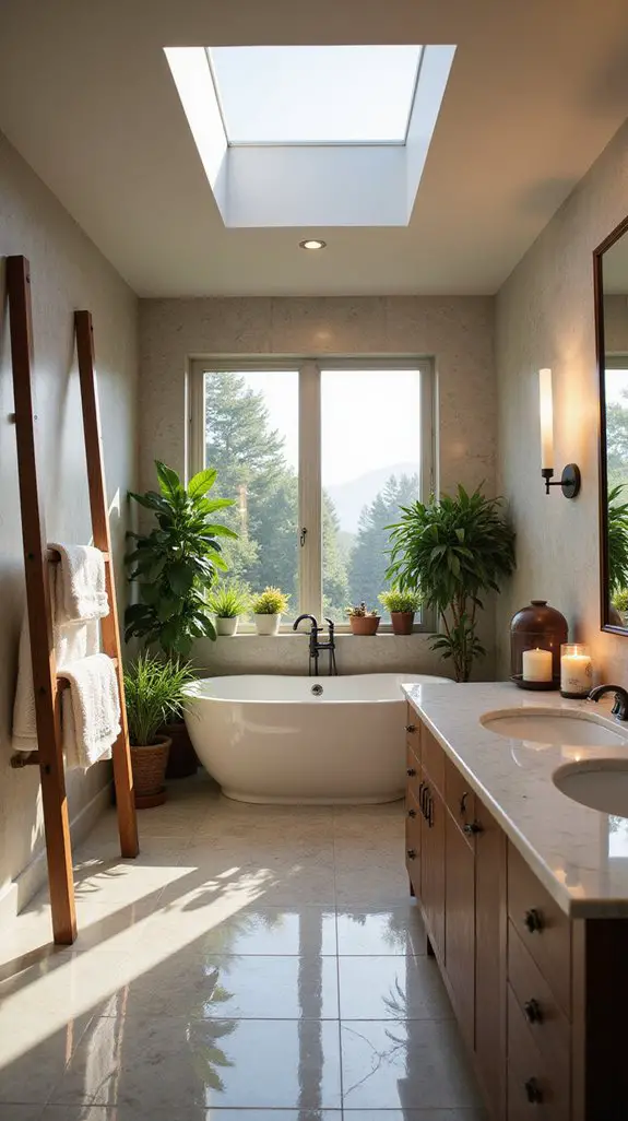serene spa like bathroom retreat