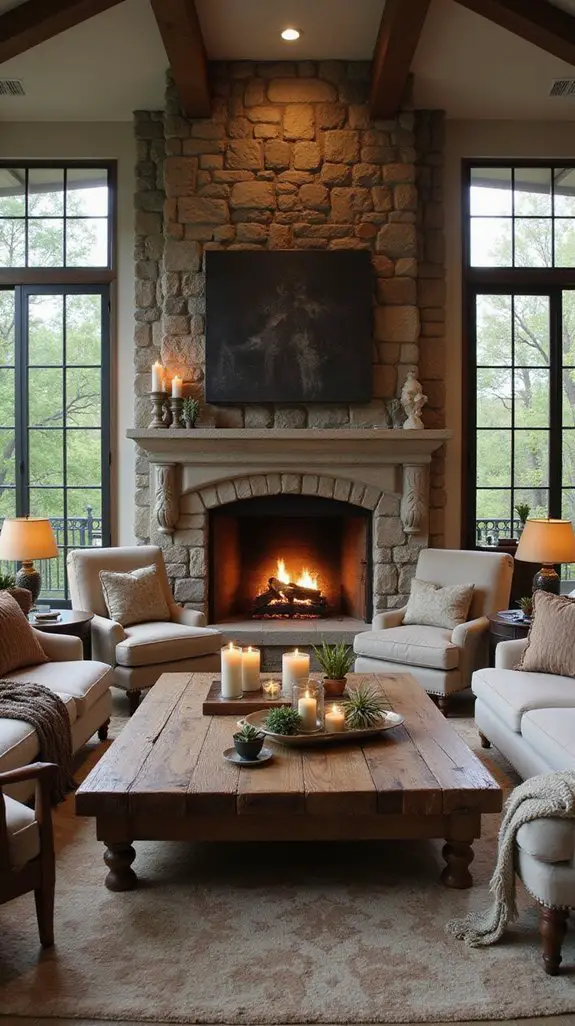 stunning statement fireplace design