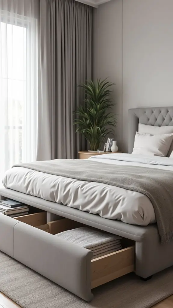 stylish space saving storage beds