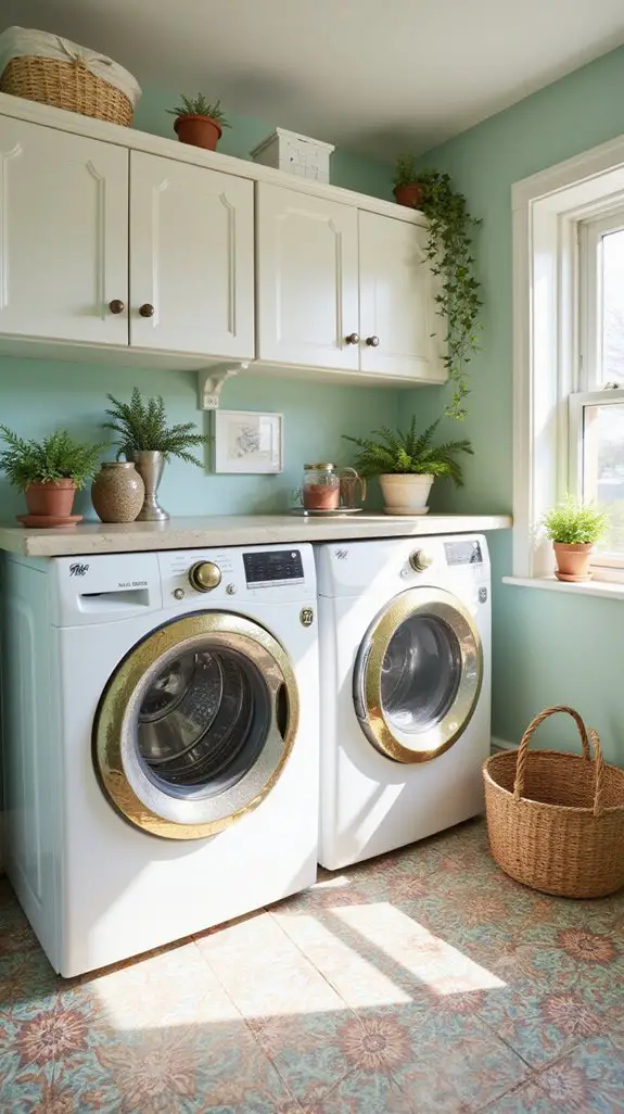 trendy laundry room flooring options