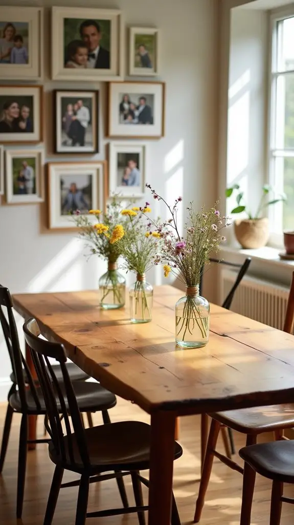 vibrant family photo displays