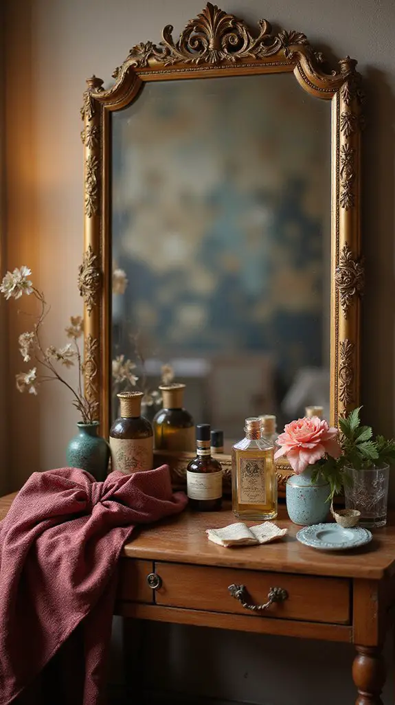 vintage glam antique mirrors
