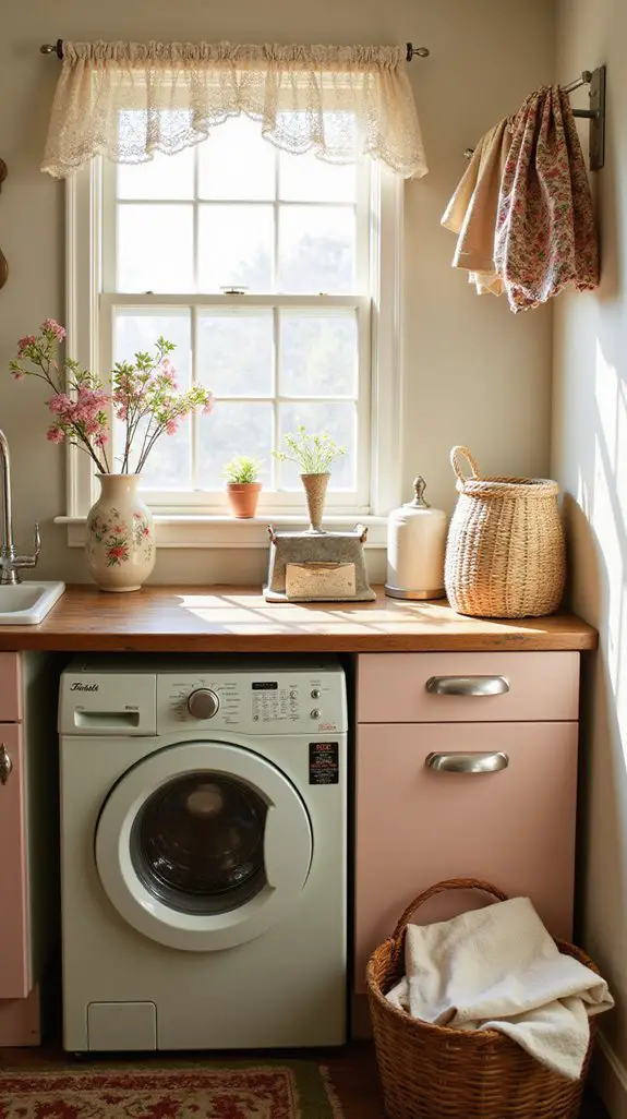 vintage laundry room charm