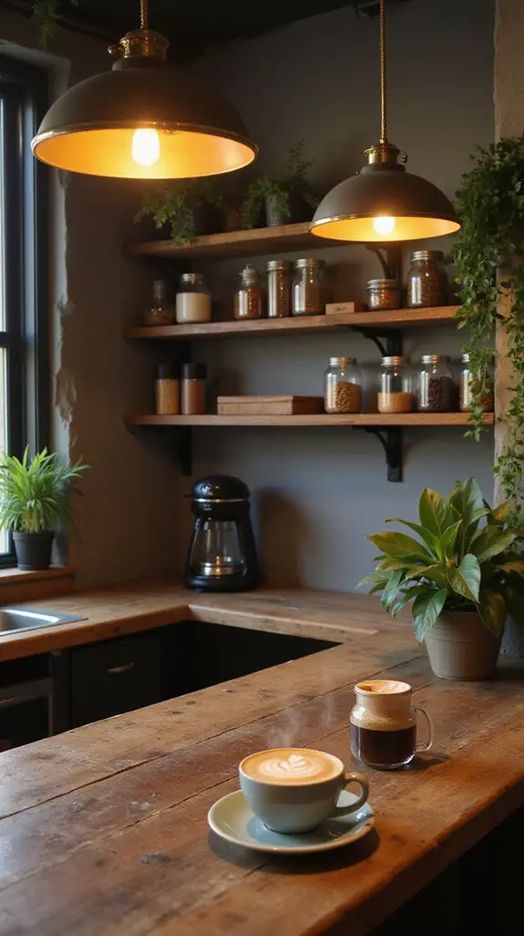 warm ambiance with lighting