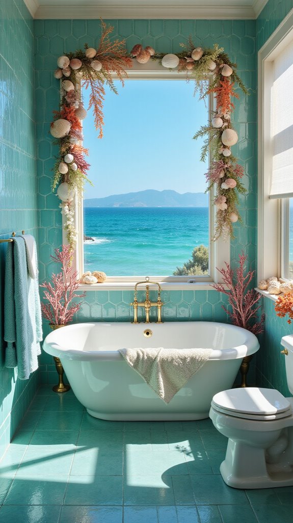 aquatic themed serene wall art