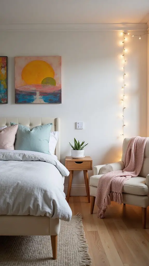 artwork adds warmth personality