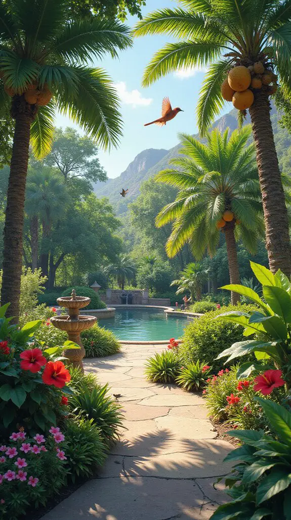 attract colorful birds naturally