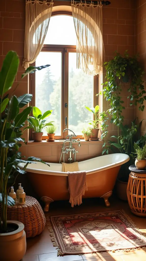 bohemian bathroom decor ideas