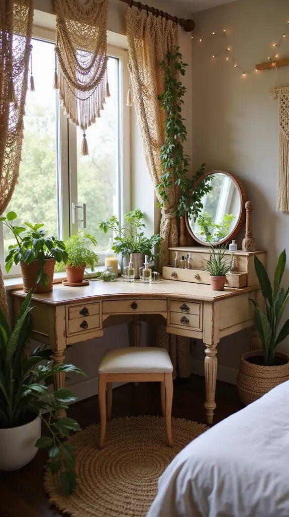 bohemian charm with textures