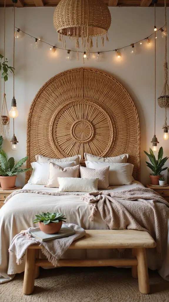 boho bedroom headboard ideas