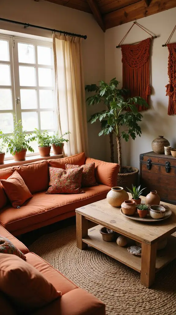 boho living room inspiration