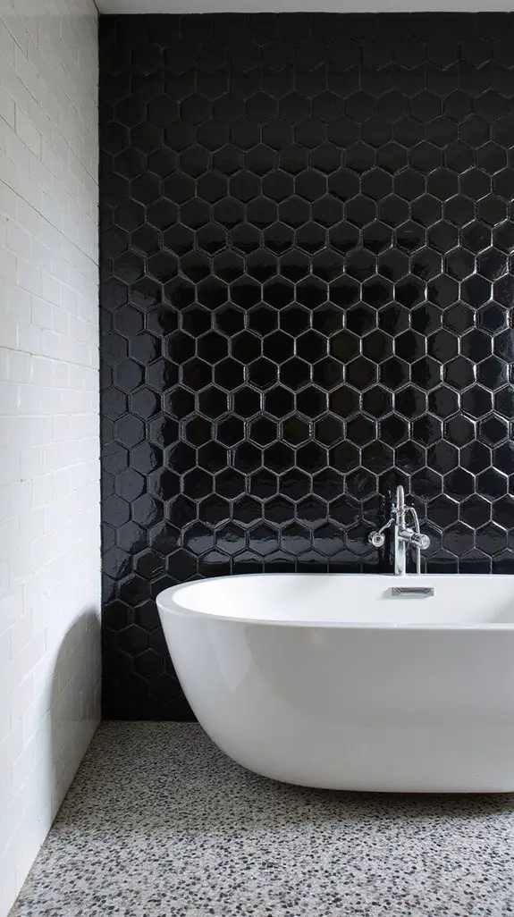 bold artistic tile murals