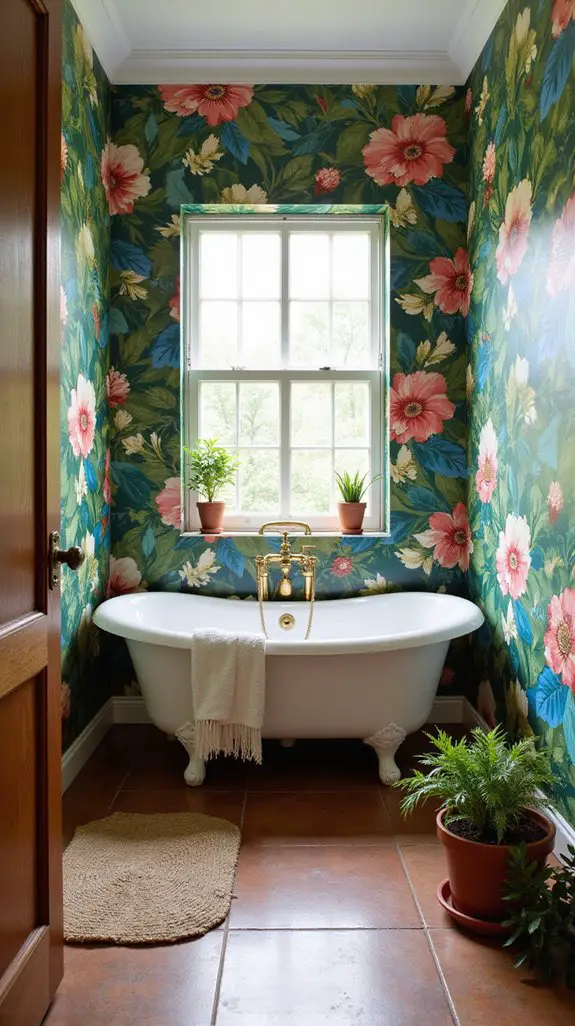 bold wallpaper for transformation