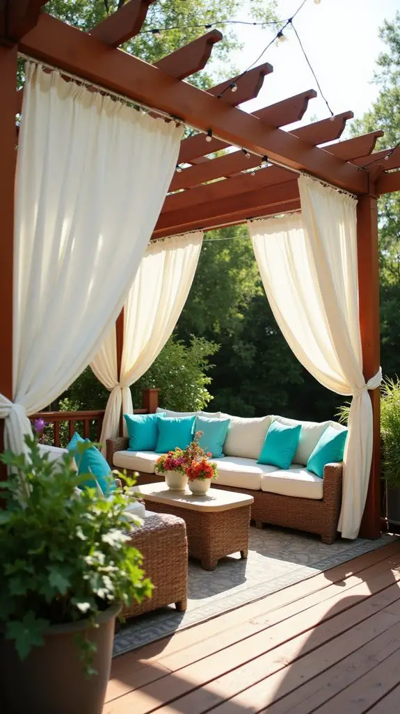 charming outdoor shade solutions