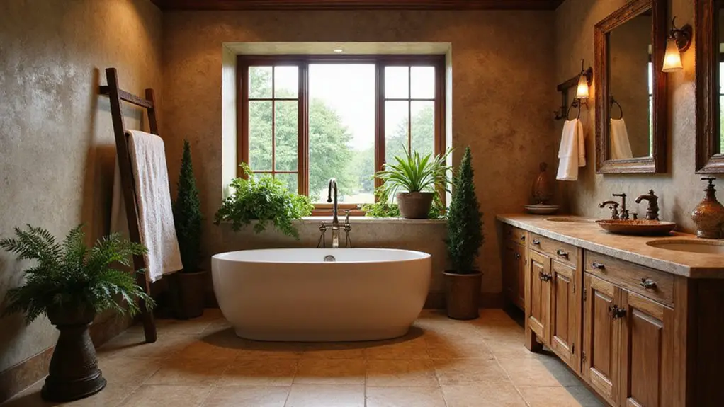 chic brown bathroom designs