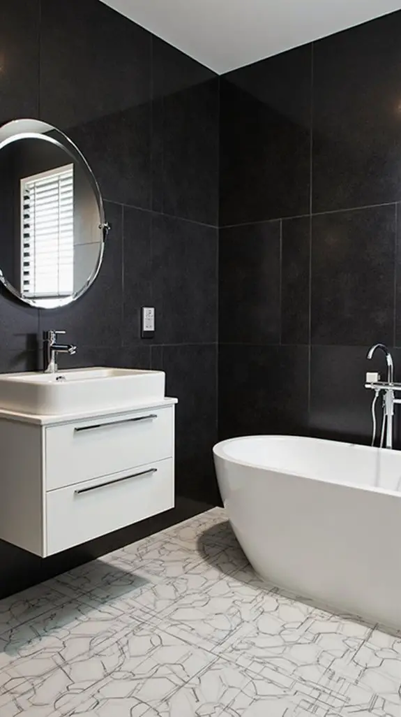 chic white fixtures elevate bathrooms