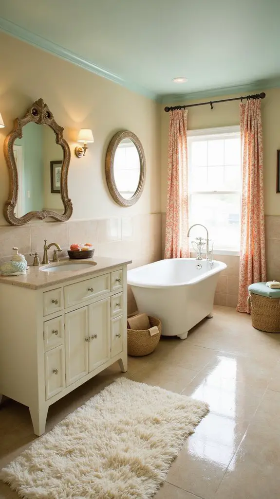 coastal charm bathroom oasis