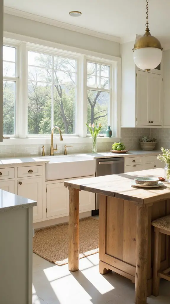 coastal inspired kitchen serenity