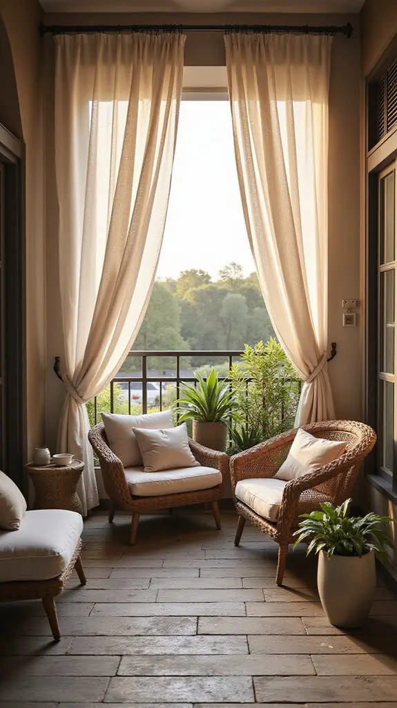 cozy fabric drapes transform spaces
