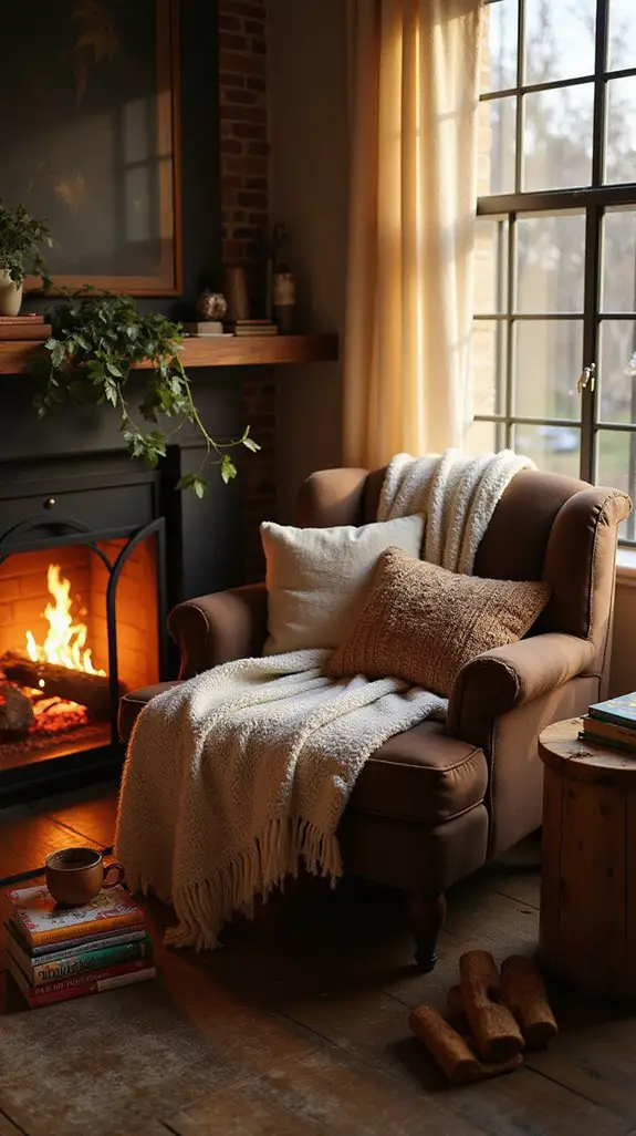 cozy inviting reading sanctuary